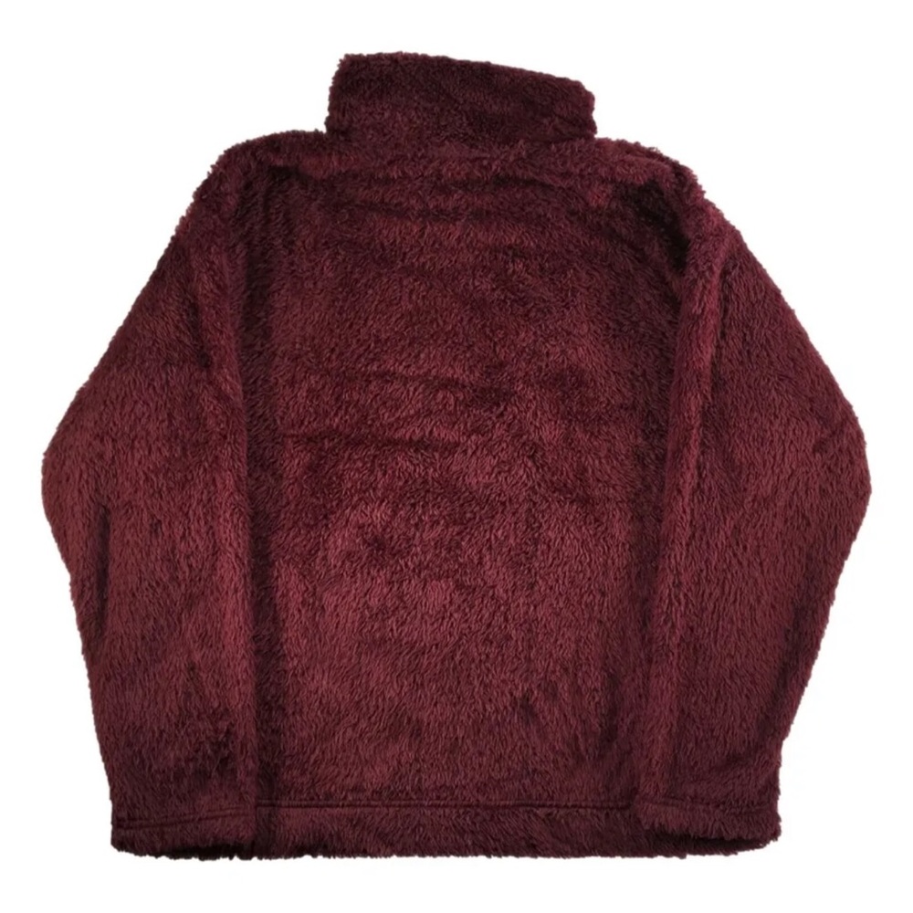 The North Jacket Face Furry Fleece 1/4 Zip Pullover XL Garnet Red NWT - Picture 4 of 5